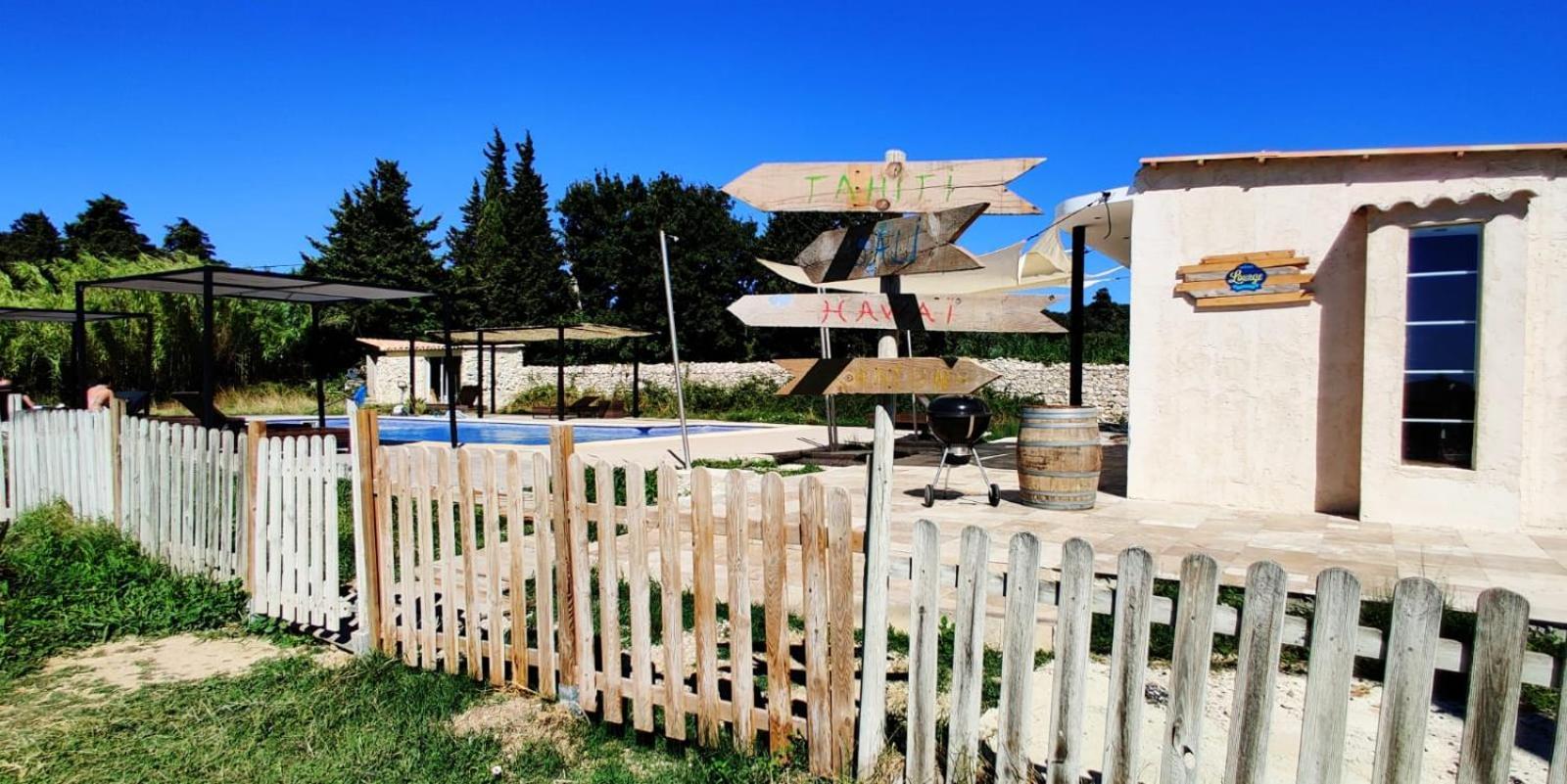 Chambre Cosy Avec Terrasse Sur La Colline Boisee, Parking Prive, Jardin, Calme, Climatisation, 10 Mn Pont Du Gard Num7 روشيفورْ دو جارْ المظهر الخارجي الصورة